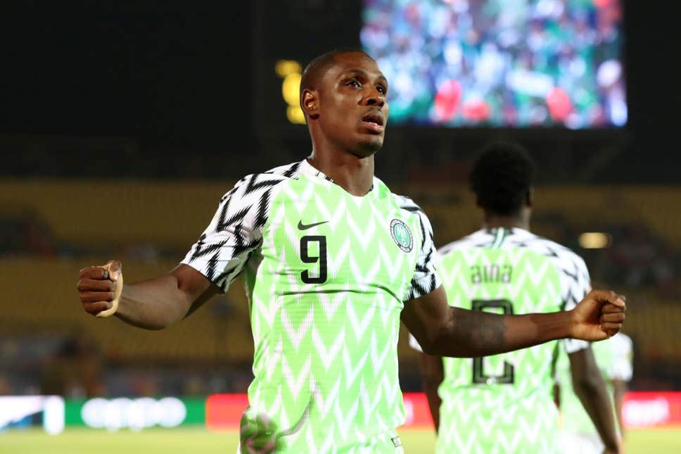 Odion Ighalo in the Super Eagles squad