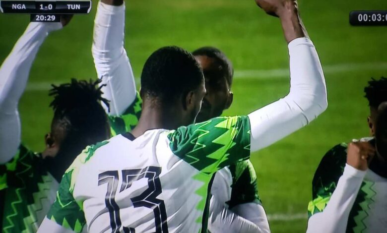 Suoer Eagles of Nigeria vs Tunisia