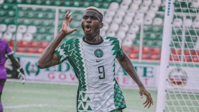 Super Eagles striker Victor Osimhen