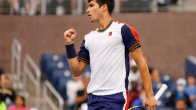 Carlos Alcaraz after his US Open win