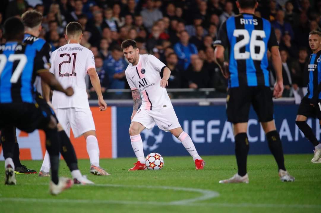 PSG held by Club Brugge as Messi makes full debut | SportsRation