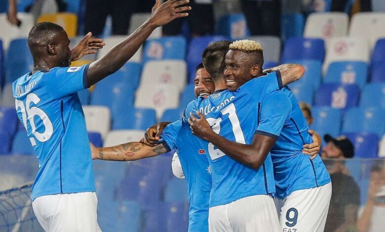 Osimhen and Koulibaly of Napoli