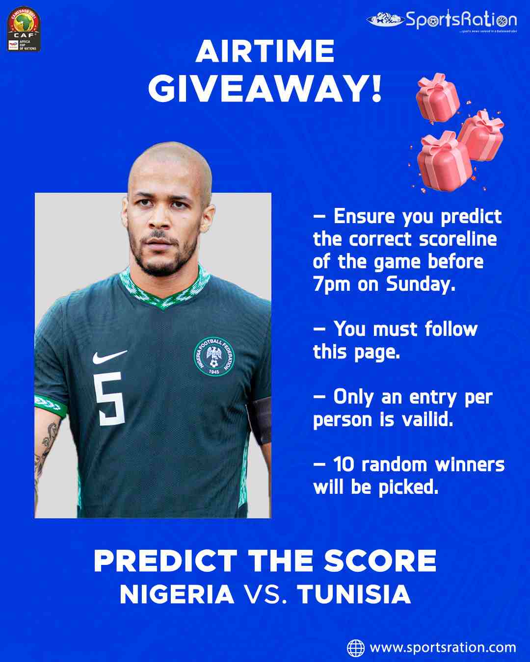 SportsRation Giveaway