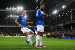 Iwobi celebrates goal vs Newcastle United