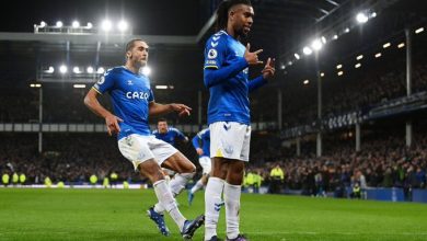 Iwobi celebrates goal vs Newcastle United