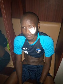 Injured Enyimba Captain Austin Oladapo