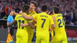 Samuel Chukwueze Celebration with Villareal teammates