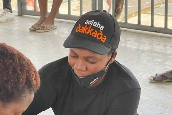 Dakkada FC supporter Oyiza