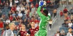 Adebayo Adeleye in action for Hapoel Jerusalem