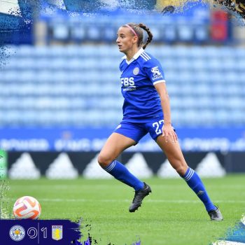 Ashleigh Plumtre in action for Leicester City