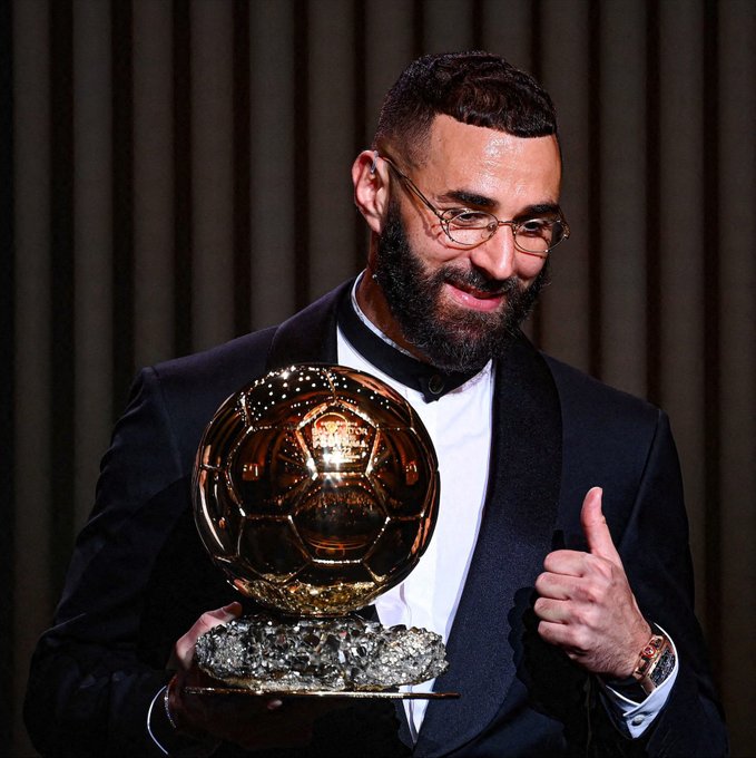 All the winners at the 2022 Ballon d'Or ceremony | SportsRation