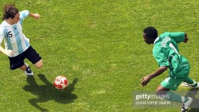 Lionel Messi and Onyekachi Apam at the 2005 World Youth Championship in Netherlands