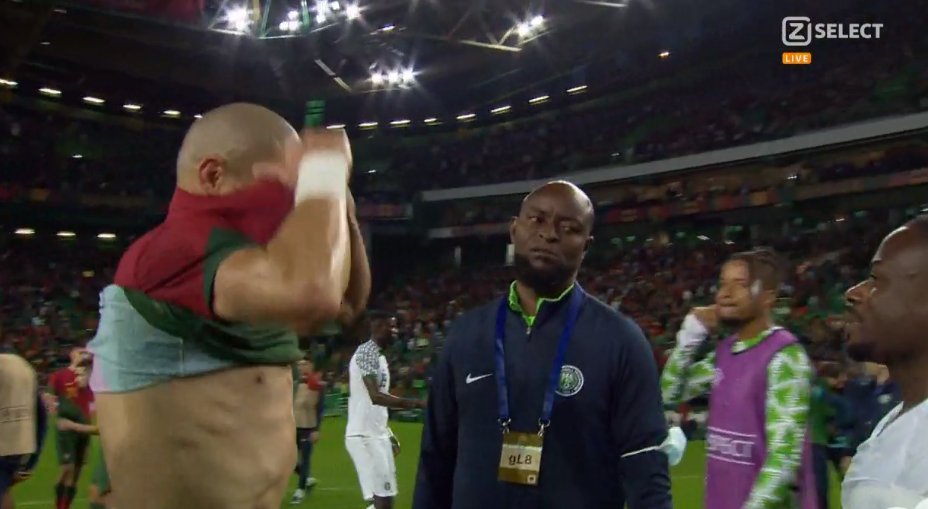 Portugal v Nigeria: 4 embarrassing scenes including Finidi-Simon arguing over Pepe’s jersey