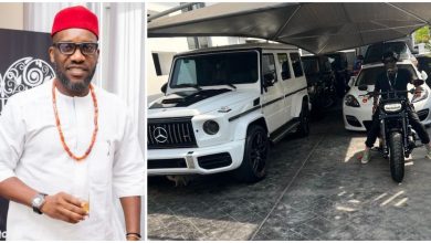 Jay Jay Okocha shows off exotic cars