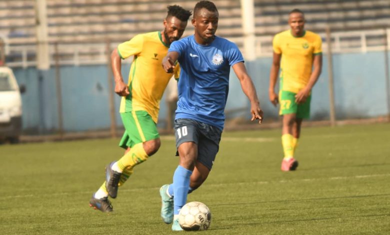 Enyimba ace Akanni Elijah in action for the club