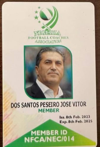 Jose Paseiro NFCA ID card