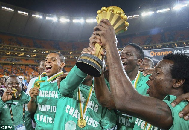 Nigeria 2013 AFCON title Celebration