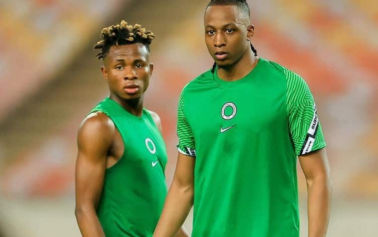 Chuwkwueze in training with the Super Eagles