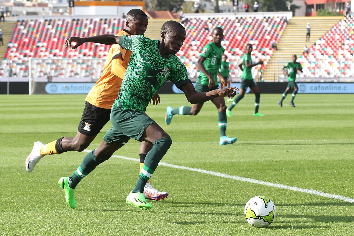 Golden Eaglets starlet Yahaya Lawali in action