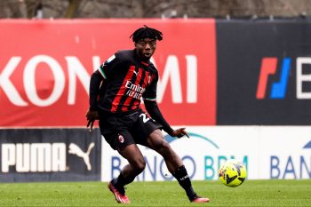 Victor Eletu in action for AC Milan Primavera