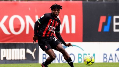 Victor Eletu in action for AC Milan Primavera