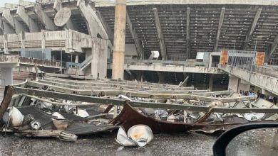 National Stadium Floodlight collapse