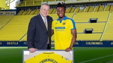 Samuel Chukwueze celebrated at Villareal