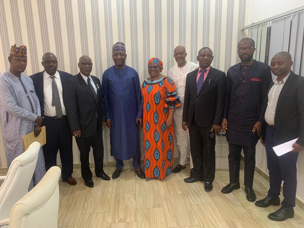 Alhaji Wammako (first right), Alhaji Inuwa (second from right), Dr. Sanusi (second left) and Mr. Eguavoen (left) at the occasion.