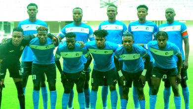 FEDERATION CUP: Enyimba FC starting XI vs Rivers United FC in Uyo. Photo Credit: Jimoh Otisoro