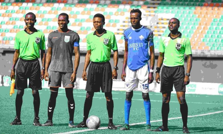 Referees at the 2023 NLO season in Eket