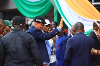 Arrival of the Akwa Ibom State Governor-elect Pst Umo Eno