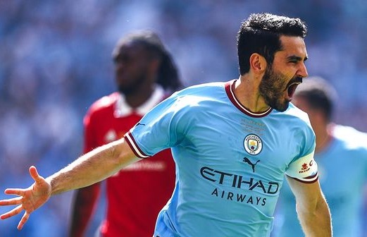 Gundogan guns down Manchester United in FA Cup final