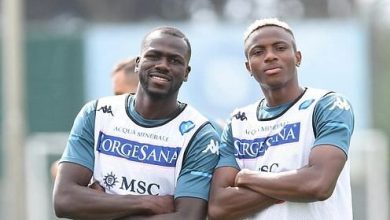 Kalidou Koulibaly and Victor Osimhen