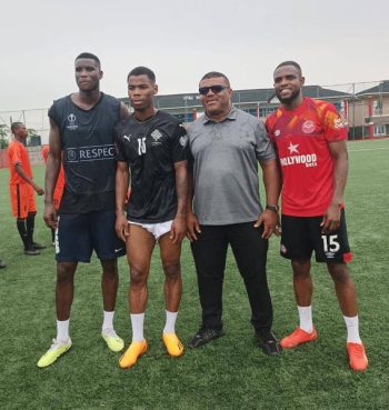 Onuachu, Onyedika, Onyeka visit FC Ebedei