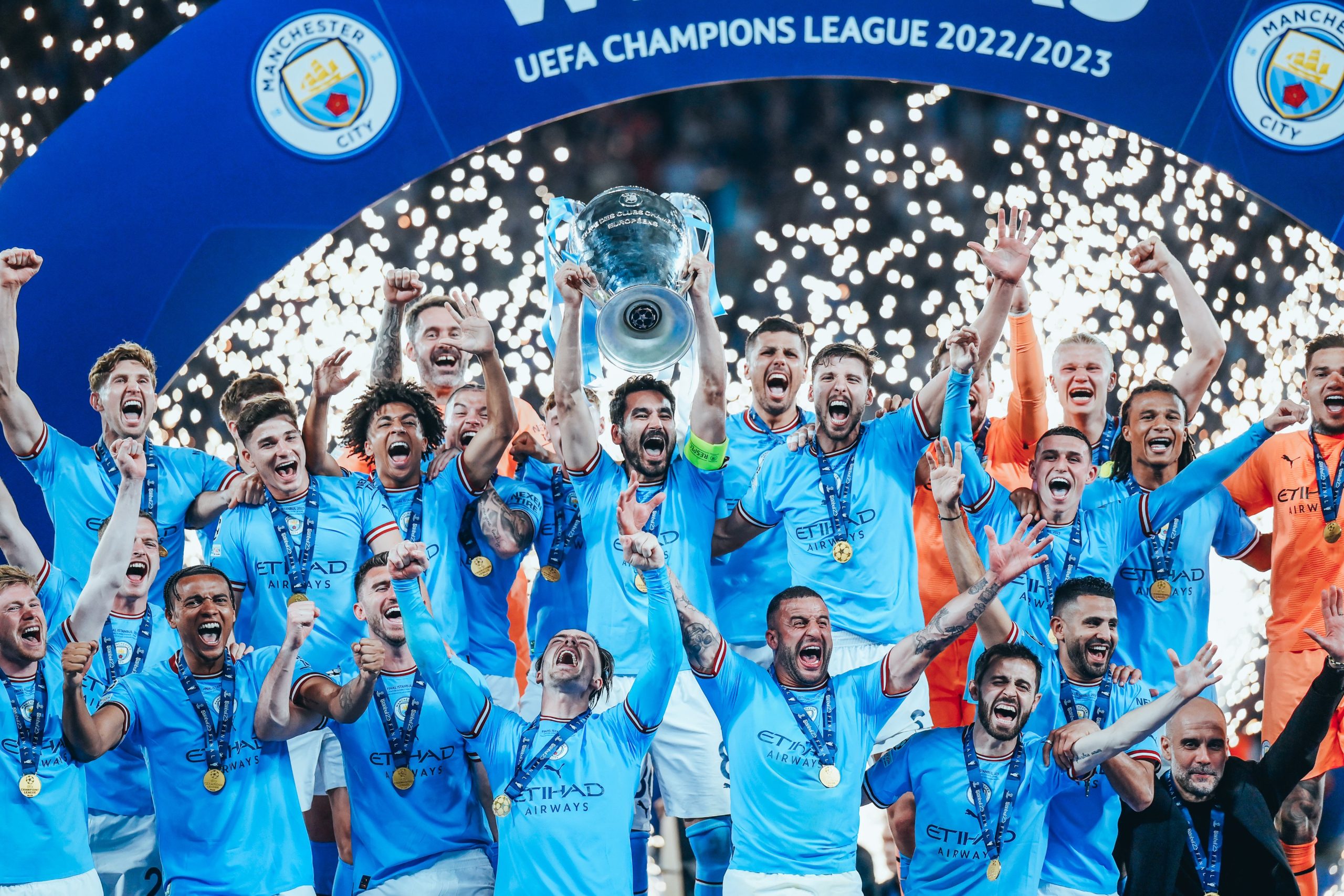 Manchester City claim a first UEFA Champions League crown