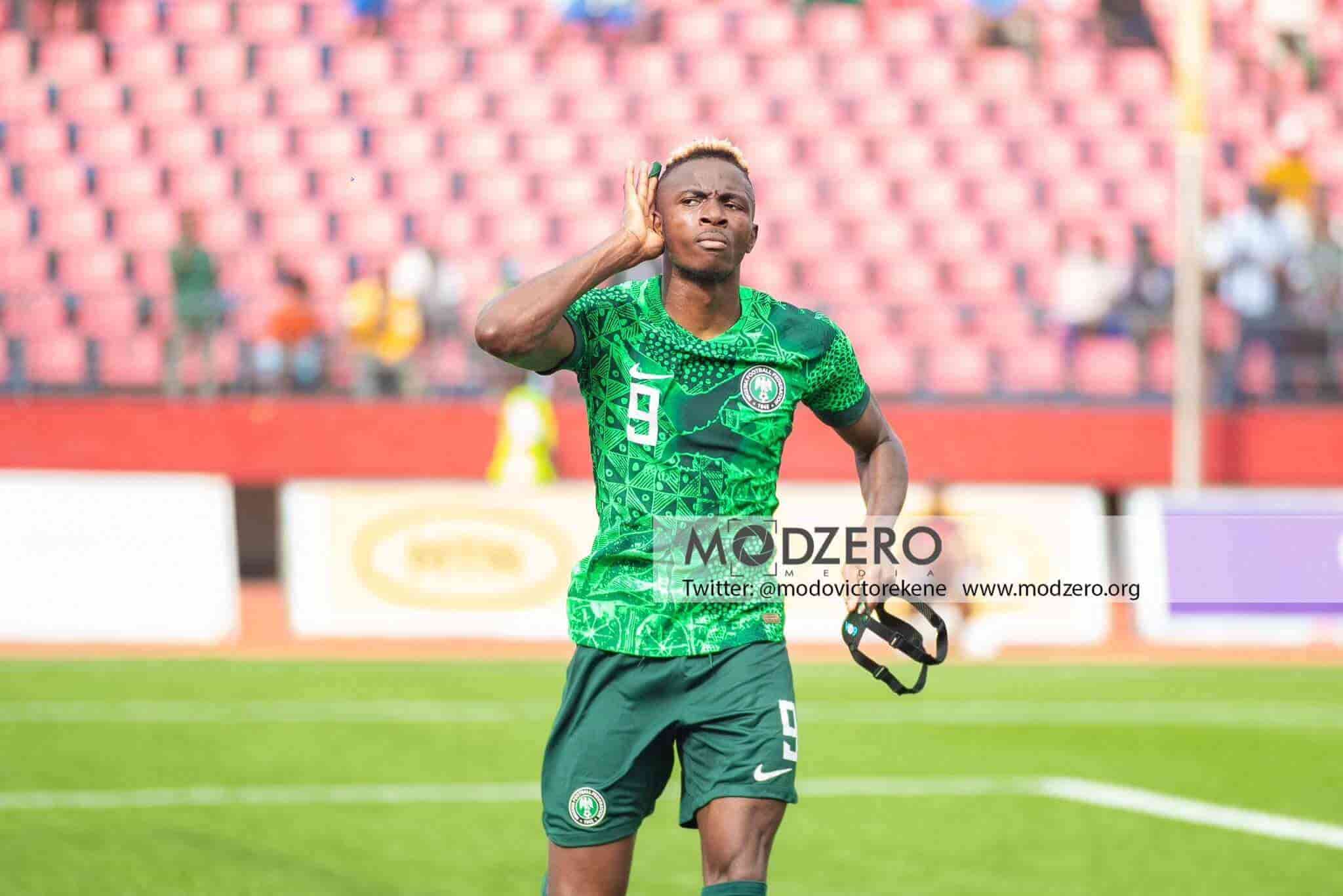 Victor osimhen surpasses Ighalo, Musa on Super Eagles goal chart