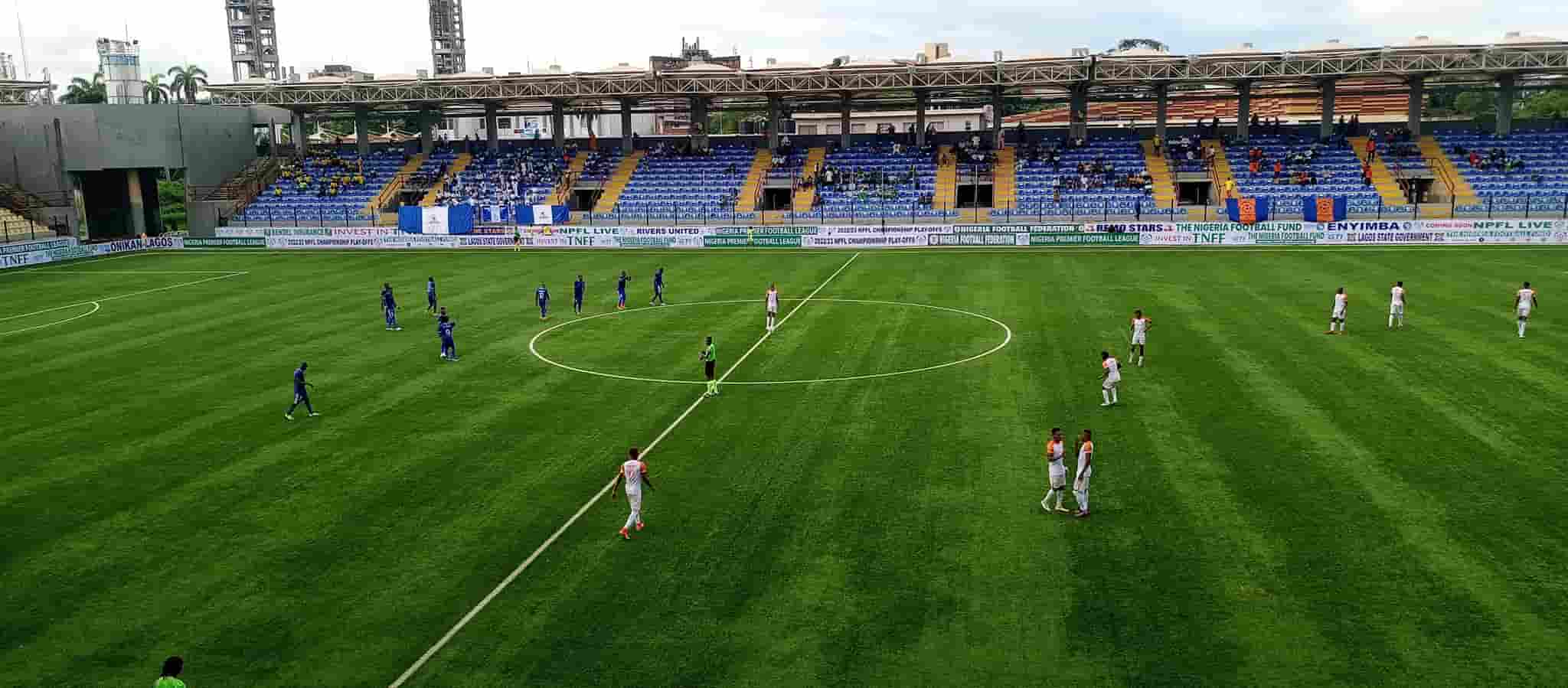 Rivers United Fc vs Sunshine Stars FC at the NPFL super six