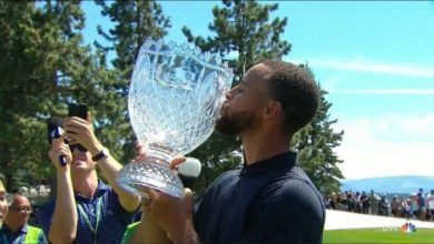 Curry wins golf