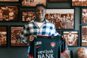 Stanley Iheanacho unveiling at FC Midtjylland