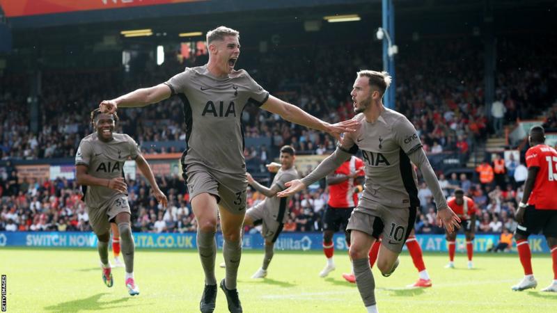 Tottenham Hotspur goal vs Luton Town