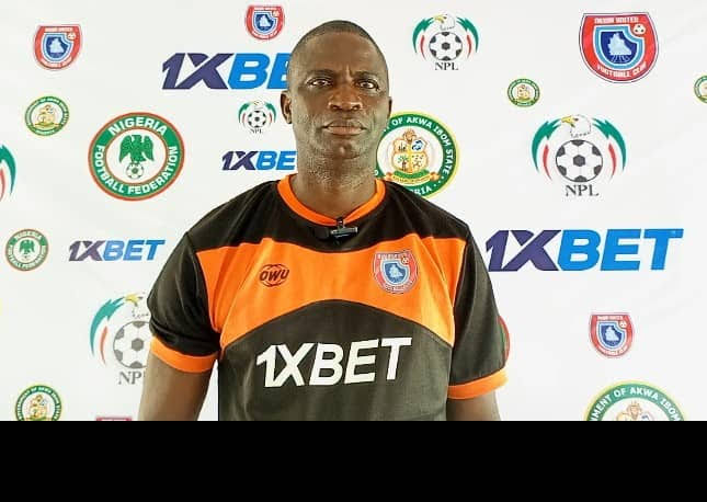 Coach Fatai Osho of Akwa United FC