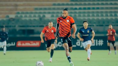 Godwin Chika in action for El Gaish in the Egyptian Premier League