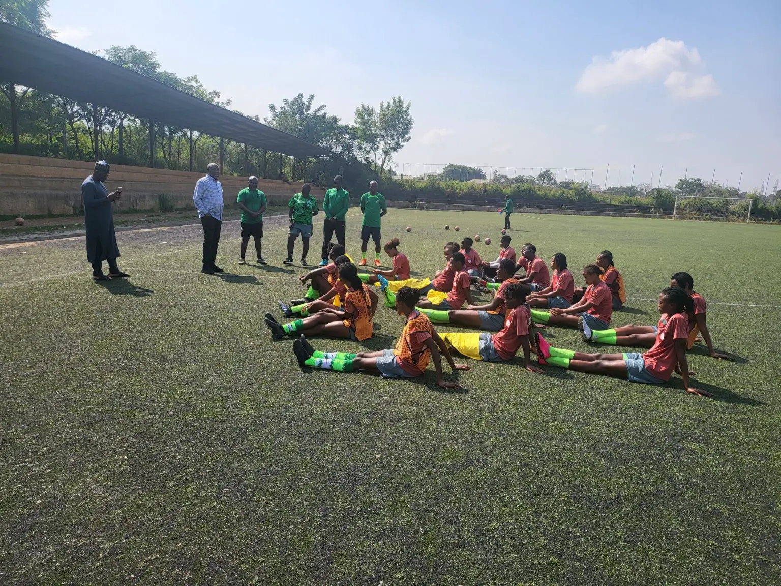 Gusau addressing Falconets