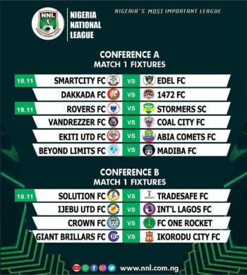 NNL Fixtures