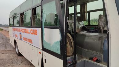 The travelling team bus of Sunshine Stars FC has suffered attack by gunmen along the Benin-Ore expressway on Thursday, December 7, 2023. 