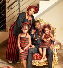 Moses Simon wedding Anniversary family picture