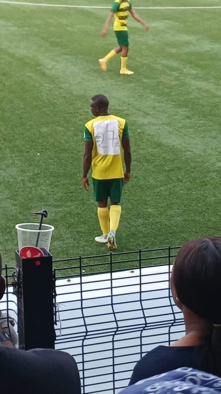 As if losing 1-0 to Sporting Lagos was not enough, Katsina United FC have been dragged after their player, Ibrahim wore jersey with hand-written jersey number.