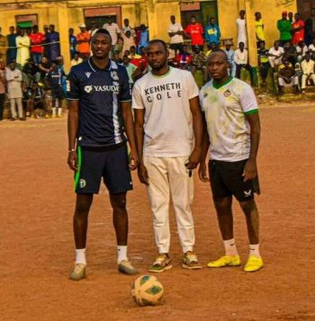 Umar Sadiq trending photos, playing football on the street of Kaduna