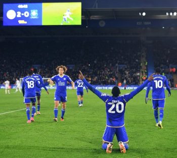 Wilfred Ndidi scored his fourth goal of the season as Leicester City pounced Plymouth 4-0 in the English Championship on Saturday, December 9, 2023.