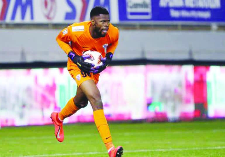 Francis Uzoho made crucial saves to lead Omonia Nicosia to a 2-1 triumph over Karmiotissa in the Cypriot First Division on Saturday, December 17, 2023.